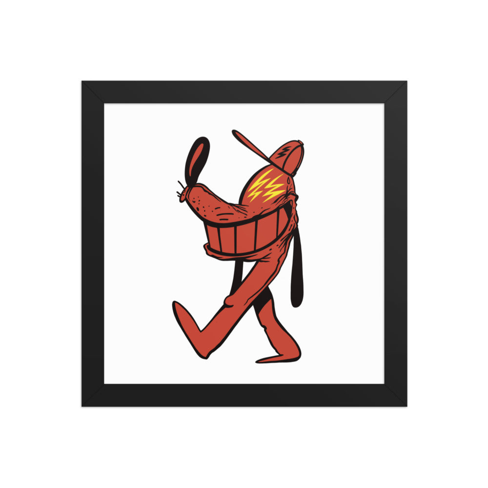 Póster con marco - perro