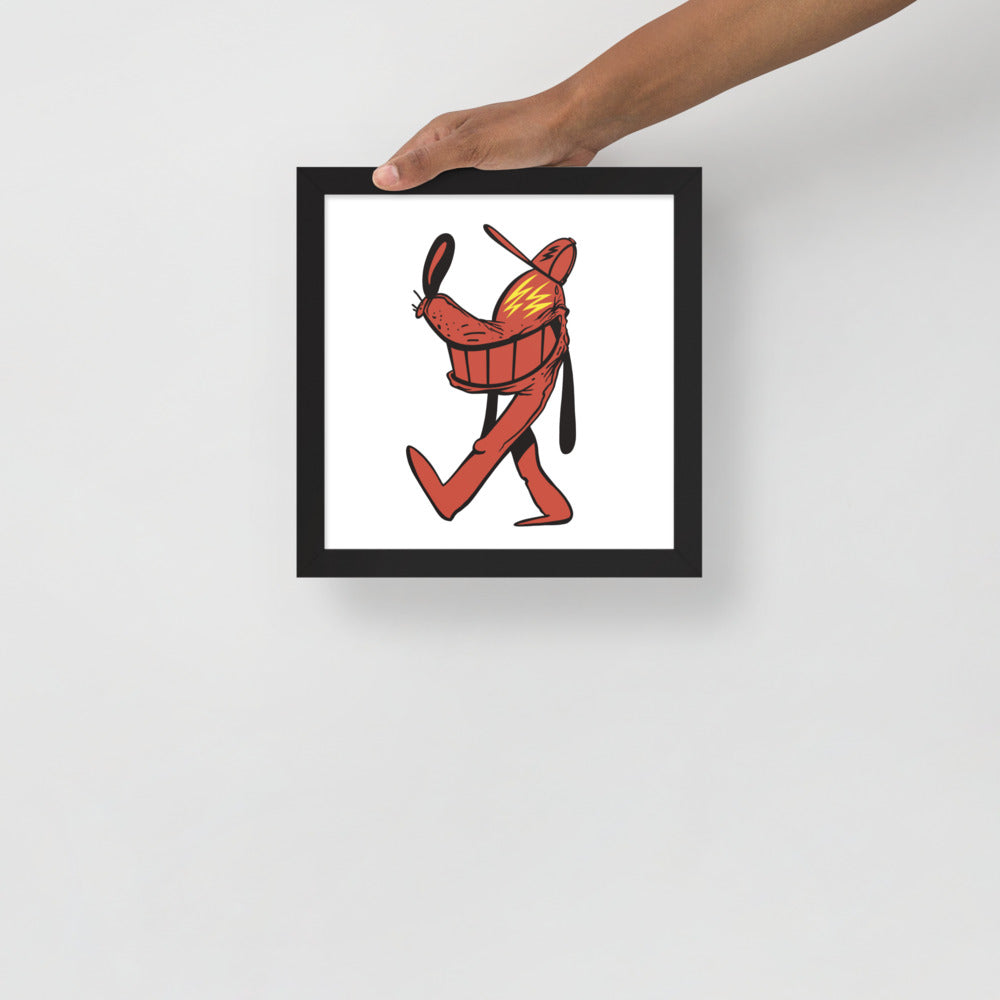 Póster con marco - perro